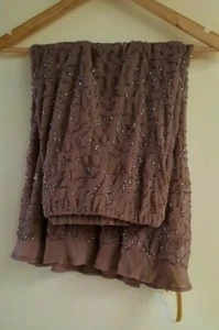 Joanna Hope Bias Cut Beaded Skirt - UK 20 - Womens - Picture 1 of 2