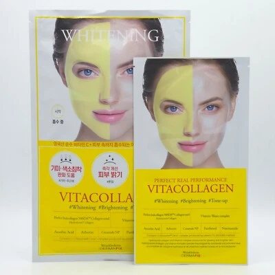 Dermafix Perfect Real Performance Vitacollagen Mask 23g x 8pcs Bright K-Beauty - Image 1 of 4