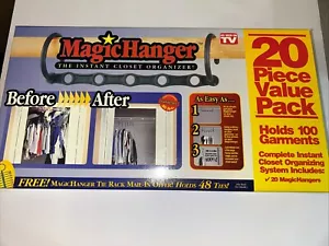 Magic Hanger As Seen On TV Space Saving 20 Piece Value Pack Closet Organizer New - Picture 1 of 5
