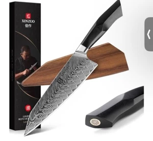 Xinzuo Damascus Steel Chef Knife - Picture 1 of 2