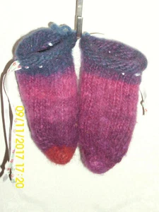Babyschühchen Erstlingsschühchen Strickfilz Handarbeit   - Bild 1 von 3