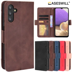 For Samsung Galaxy A07 A1 7 A16 A36 A56 A15 A35 Retro Leather Wallet Case Cover - Picture 1 of 24