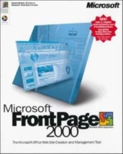 MS FrontPage 2000 PC CD build manage company websites business web pages tools! - Picture 1 of 1