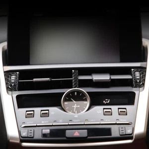 Carbon Fiber Air Outlet Trim Cover Stickers For Lexus NX200T 200 300H 2014-2019 - Picture 1 of 7
