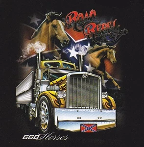 BEAU SWEAT SHIRT NOIR / CAMION CHEVAUX  dispo  S  M  L  XL  XXL  XXXL + ENFANT   - Picture 1 of 1