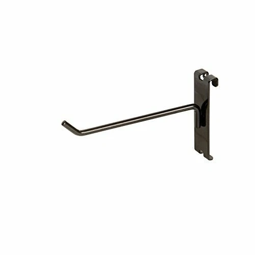 6" Gridwall Hooks - 24 Black Hooks For Gridwall or Mini Grid Cube Displays - Image 1 of 1