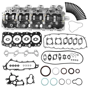 Fully assembled cylinder head w/ bolts Gasket Set for Toyota 4 Runner 1KZ-T - Picture 1 of 17