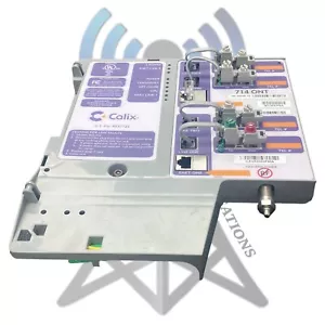 Calix, 100-00936 12, BVL3AAY, 714 ONT MODULO TERMINAZIONE RETE OTTICA, AF82123 - Foto 1 di 3