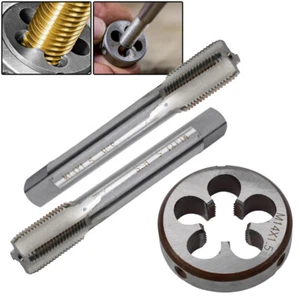 M14X1.5 Metric Tap and Die Set Right Hand Screw Tap and Round Threading Die New - Picture 1 of 10