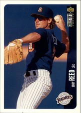 1996 Collector's Choice San Diego Padres Baseball Card #298 Jody Reed