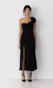 NWOT $298 Anthropologie the wolf gang Flores Rose Midi Dress M - Picture 1 of 10