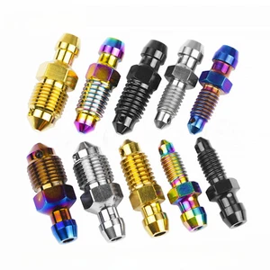 Titan Schraube M6 M8 M10 für Motorrad Bremssattel Entlüftungsnippel Schraube - Bild 1 von 11