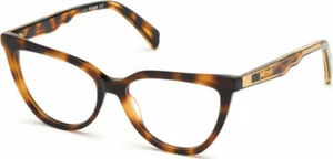 Just Cavalli JC0877 054 Tortoise Plastic Cat Eye Eyeglasses Frame 53-15-140 RX - Picture 1 of 3