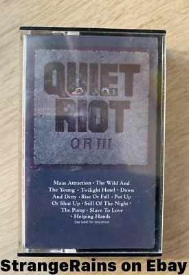 Quiet Riot III - Cassette Tape 1986  HEAVY METAL 80's  - PLAY TESTED - Image 1 of 4
