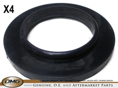 TRIUMPH TR4-TR6 CIERVO AISLANTES MUELLES HELICOIDALES TRASEROS x 4 POLIURETANO (138823) Foto 1 de 2