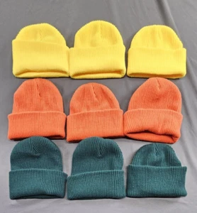 Pack de 9 gorro con puños para hombre mujer gorro suave holgado unisex talla única - Imagen 1 de 5