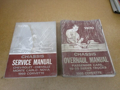 Chevrolet Impala Monte Carlo Nova Chevelle 1970 manual de taller de servicio original Foto 1 de 4
