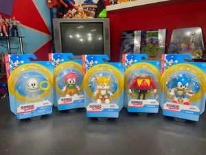Jakks Sonic the Hedgehog 2.5" Inch Series Wave 19 Complete Set Rocky Tails Amy - Picture 1 of 4