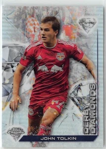 2023 Topps Chrome MLS John Tolkin Derby Diamonds Insert New York Red Bulls DD-16 - Bild 1 von 2
