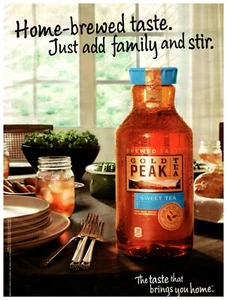 2015 Gold Peak Tea - Home Brewed Sweet Tea - Magazine Print Ad - Picture 1 of 1