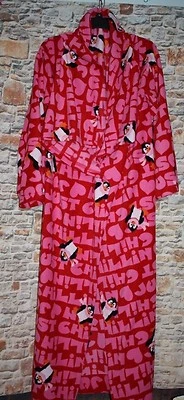 Justice Just Chill Penguin Girls Cover Wrap House Coat Fleece Blanket Sleeves - Image 1 of 4