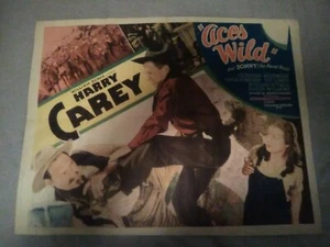Aces Wild (Original Filmplakat) William Berke präsentiert Harry Carey (selten) - Bild 1 von 7