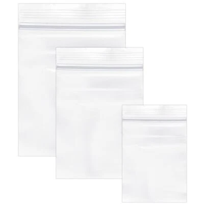 	300 Stk Druckverschlussbeutel 5×7/6×9/7×10cm Kleine Plastiktüten Baggies Tra... - Bild 1 von 4