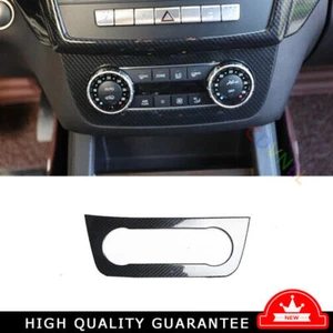 Carbon Fiber Inner Central Console AC Switch Panel Trim For Benz GL ML 2012-15 - Bild 1 von 6