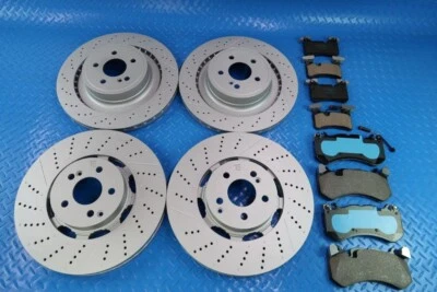 Mercedes Benz E63 Amg S C63 Cls63 front rear brake pads & rotors TopEuro #12274 - Image 1 of 4