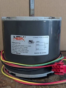 York Coleman Luxaire Genteq OEM Condenser Fan Motor 024-35819-000 S1-02435819000 - Picture 1 of 2