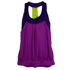 Moxie Cycling Small Iris Purple Layered Tank Top New Women