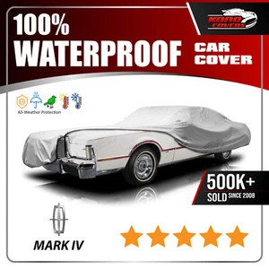 LINCOLN MARK IV 1972-1976 CAR COVER - 100% Waterproof 100% Breathable - Picture 1 of 11
