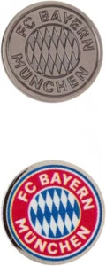 FC Bayern München Logo Pin 2er Set Silber / Farbig Anstecker Emblem FCB - Bild 1 von 4