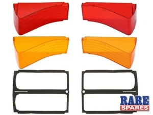 HOLDEN HD REAR INDICATOR & TAILLIGHT LENS KIT SUITS ALL HD, HR UTE/VAN - Picture 1 of 12