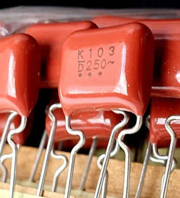 [5pcs] 10nF 103 250V 0.01uF K PANASONIC Metallized Polyester Film Capacitor–re:P - image 1 of 4