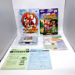 Banjo Kazooie Daibouken 1 Nintendo64 N64 Nintendo Japan Box Manual Very Good - Picture 1 of 12