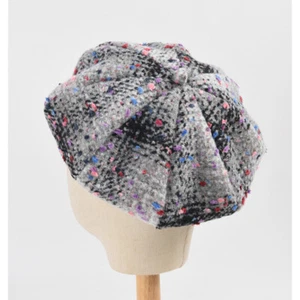 Women Beret Hat French Cap Beanie Painter Casual Classic Retro Pink Fashion - Imagen 1 de 17
