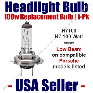 Bombilla de faro Luces bajas 100 vatios Actualización 1PK se adapta a los modelos Porsche listados - H7 100 - Imagen 1 de 1
