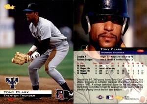 Tony Clark 1994 Classic #196 Card *AutographDen*
