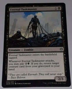 Eternal Taskmaster Uncommon Mtg Magic Card Game Creature Zombie NM 2019 - Picture 1 of 1