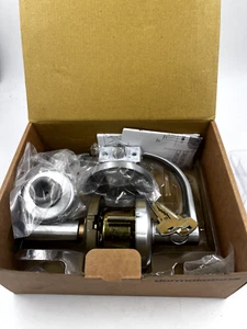 STANLEY Lever Lockset 2 QCL Summit Satin Chrome Schlage SC4 QCL270M626S4478SSCKD - Picture 1 of 3
