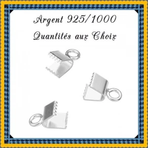 Embouts griffes à serrer 5mm , en Argent 925/1000 . Réf: FINLIB5 - Foto 1 di 1