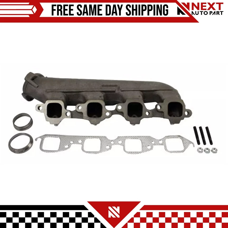 Nuevo colector de escape derecho compatible con Chevrolet Caprice Monte Carlo 1966-1991 Foto 1 de 4