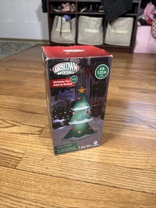 Gemmy Airblown 4' Foot Christmas Tree Inflatable LED Lights Indoor Outdoor - Picture 1 of 2
