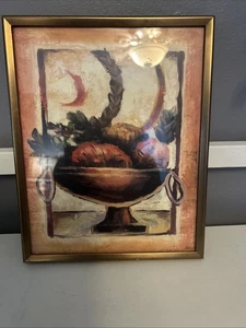 JOYCE COMBS "GASTFREUNDSCHAFT" DEKO KUNST GERAHMTER DRUCK, 8" X 10" - Bild 1 von 3