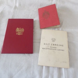 Poland Bundle Military Documents ID Cards Certificate of Ownership (AA1266) - Picture 1 of 8