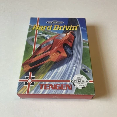 Hard Drivin’ Sega Genesis, CIB, NTSC-U/C - Image 1 of 4