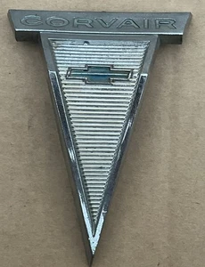 Chevrolet CORVAIR OEM USED 1962-1963 Front Grille Emblem Badge #3789914 - Picture 1 of 5