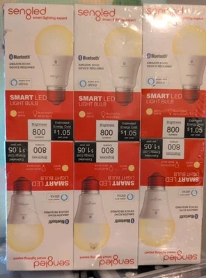 Sengled White Smart Lighting Expert Bluetooth LED Light Bulb Pack 6, Soft White - Image 1 of 4