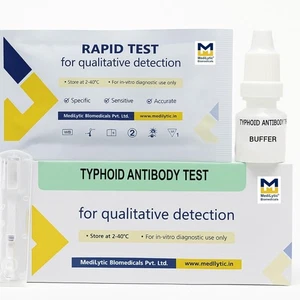 Kit de prueba rápida de fiebre tifoidea (paquete de 25 tarjetas) - Imagen 1 de 5